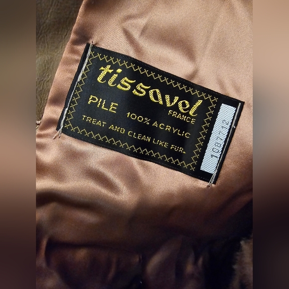 LAVISH TISSAVEL VEGAN FULL LENGTH FAUX FUR HIGH END QUALITY COAT SIZE: LARGE - Picture 7 of 11